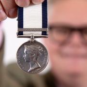 Richard and the Naval General Service Medal with Trafalgar clasp sold for £5,500