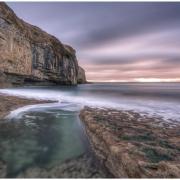 Dancing Ledge's tidal pool was made when a local schoolmaster used dynamite to blast a pool into the rocky platform