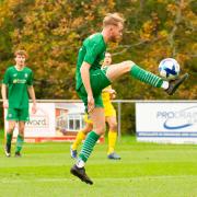 Set piece goals see Cobham secure points in derby at Hamworthy Rec Res