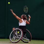 File photo: Lucy Shuker in action at Wimbledon earlier this year