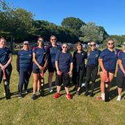 Mudeford cricket club's women's team