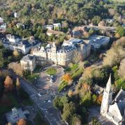 Bournemouth town hall drone picture