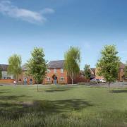 CGI of Wyatt Homes’ Fiddleford Ridge development in Sturminster Newton