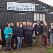 Staff and volunteers at Wild Chesil Centre Dorset Wildlife Trust