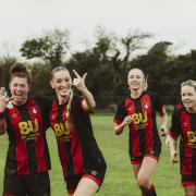 Chloe Gilroy scored a stunning free kick to send the Cherries to the semi-final