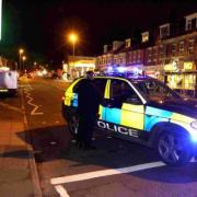 The scene of Goodwin's arrest in Bournemouth Road, Parkstone.