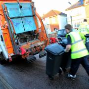 Refuse collectors at work in Bournemouth