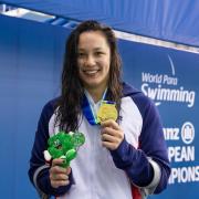 ALICE IN DREAMLAND: Alice Tai with one of her four European gold medals (Picture: Allan McKenzie/SWpix.com)