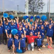 WINNING START: Swim Bournemouth celebrate their win at Wycombe