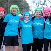 Glenys' son David Ward, husband Cliff, Glenys, daughter Alison Ward and daughter in law Louise Hancox.  Photo credit: Neil Jones