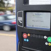 A parking machine in Bath Road car park in Bournemouth..