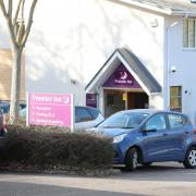 The Premier Inn site in Lymington Road, Highcliffe