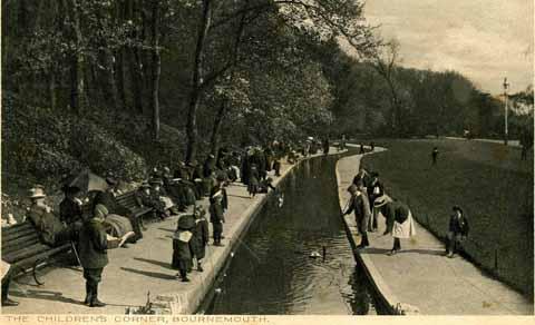 The Children's corner in Bournemouth Pleasure Gardens