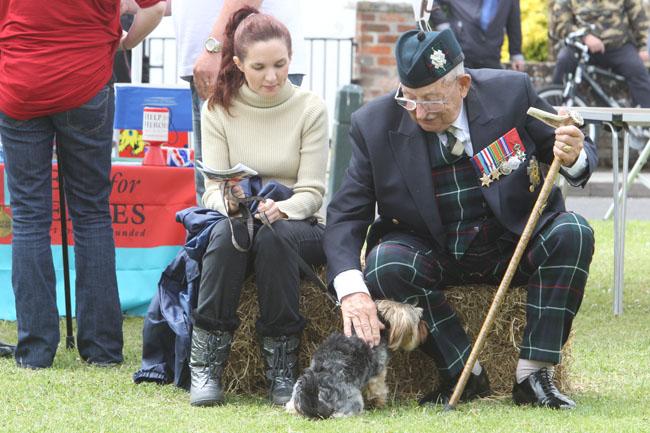 The sixth Burton Armed Forces and Veterans Day took place on Burton Village Green with a parade, service and entertainment