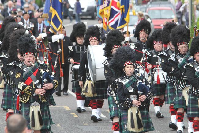 The sixth Burton Armed Forces and Veterans Day took place on Burton Village Green with a parade, service and entertainment