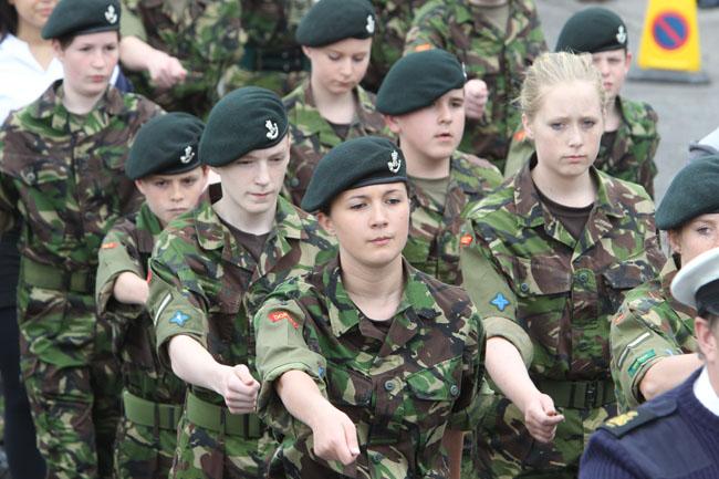 The sixth Burton Armed Forces and Veterans Day took place on Burton Village Green with a parade, service and entertainment