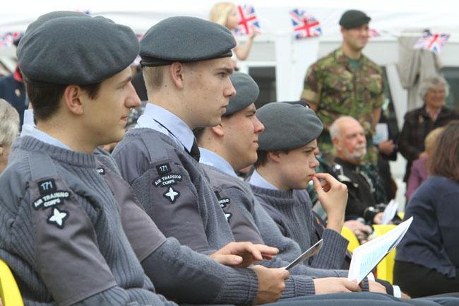 The sixth Burton Armed Forces and Veterans Day took place on Burton Village Green with a parade, service and entertainment