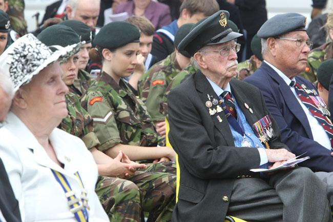 The sixth Burton Armed Forces and Veterans Day took place on Burton Village Green with a parade, service and entertainment