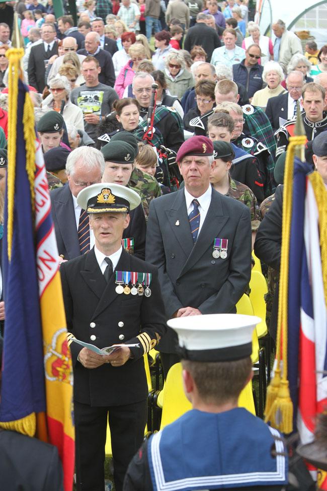 The sixth Burton Armed Forces and Veterans Day took place on Burton Village Green with a parade, service and entertainment