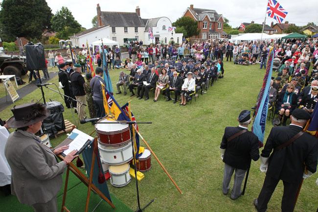 The sixth Burton Armed Forces and Veterans Day took place on Burton Village Green with a parade, service and entertainment