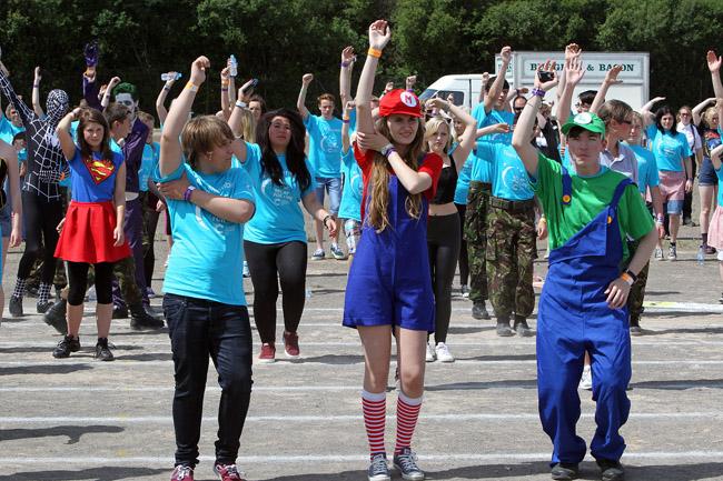 The annual Relay for Life in aid of Cancer Research UK takes place at Ferndown Leisure Centre.