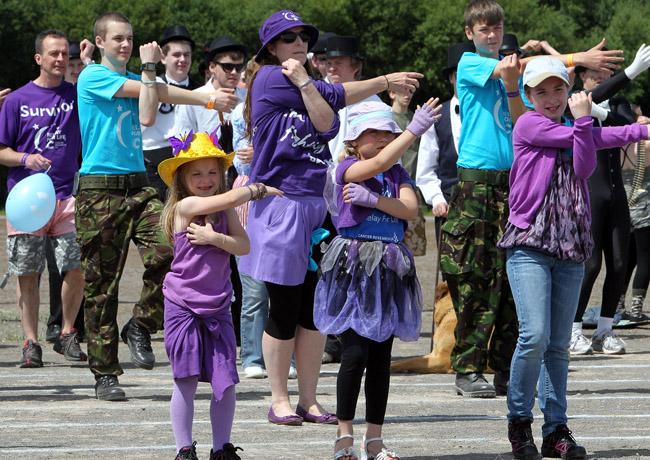 The annual Relay for Life in aid of Cancer Research UK takes place at Ferndown Leisure Centre.