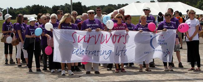 The annual Relay for Life in aid of Cancer Research UK takes place at Ferndown Leisure Centre.