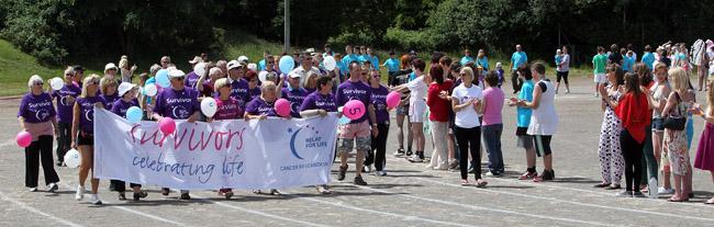 The annual Relay for Life in aid of Cancer Research UK takes place at Ferndown Leisure Centre.