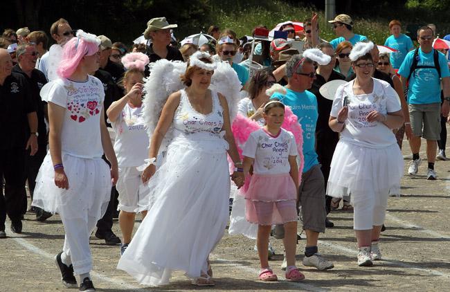 The annual Relay for Life in aid of Cancer Research UK takes place at Ferndown Leisure Centre.