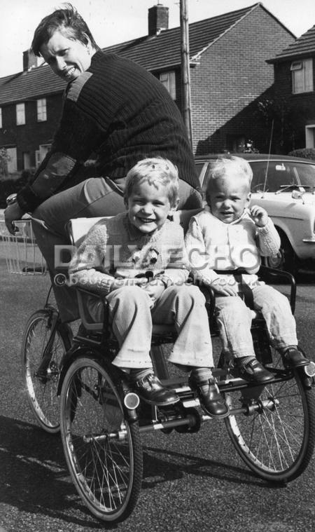  Sally Franklin and her children Stephen (3) and Keiron. Taken in 1983