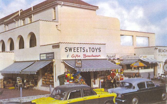 Postcard of Cookes in Shore Road, Sandbanks,  1960s. Submitted by Martin Huse
