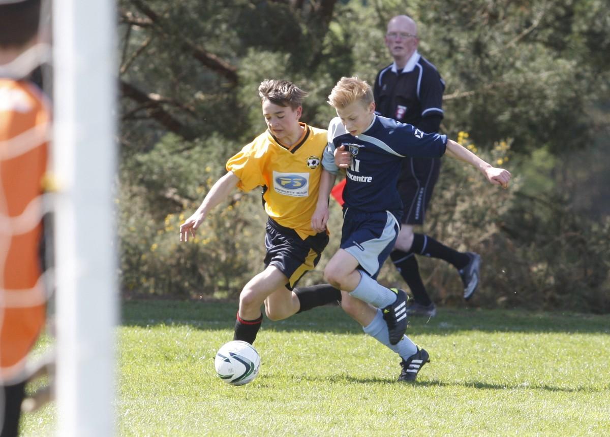 Branksome v Greenfields Under 14 on Bournemouth Youth Cup Finals Day, 13th April 2014