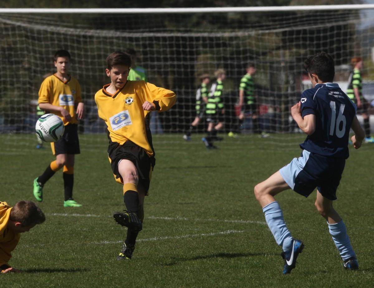 Branksome v Greenfields Under 14 on Bournemouth Youth Cup Finals Day, 13th April 2014