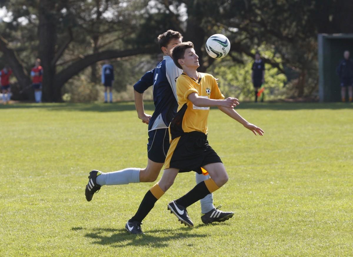 Branksome v Greenfields Under 14 on Bournemouth Youth Cup Finals Day, 13th April 2014