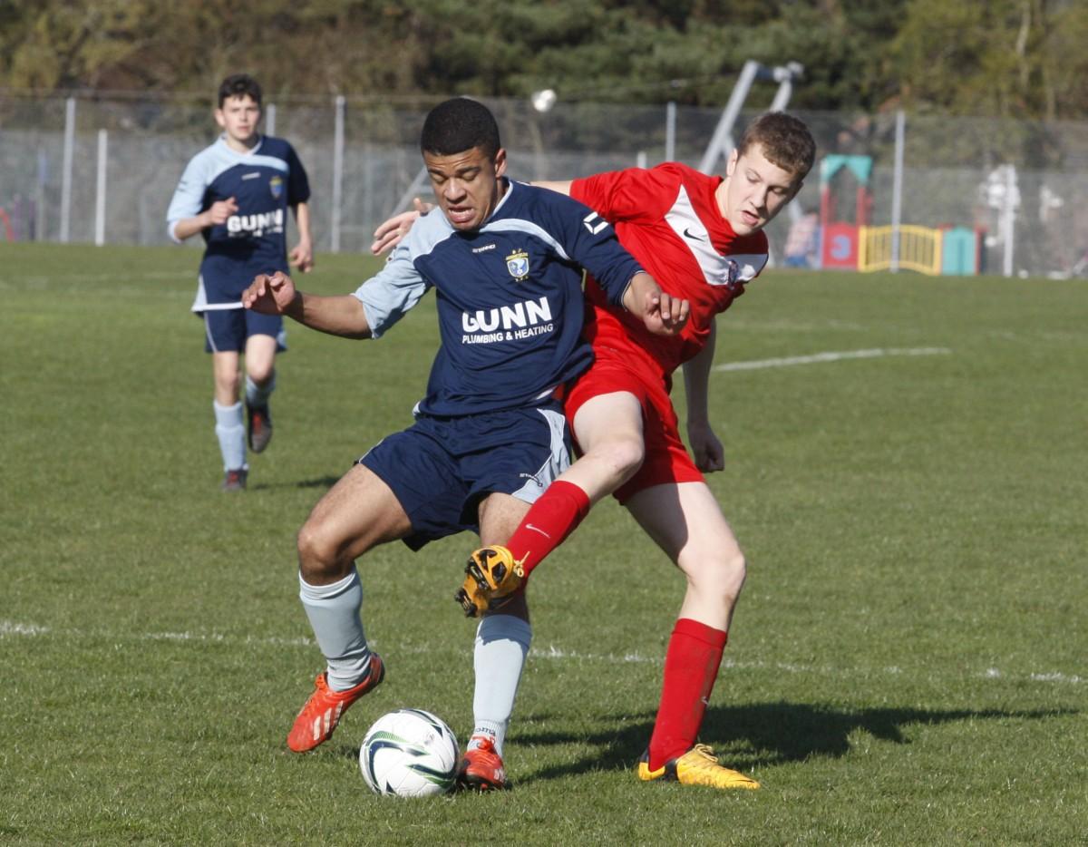 Greenfields v Ringwood Town Under 15 on Bournemouth Youth Cup Finals Day, 13th April 2014