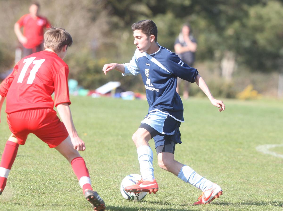 Greenfields v Ringwood Town Under 15 on Bournemouth Youth Cup Finals Day, 13th April 2014