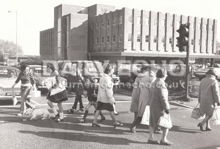 J Sainsbury store in Christchurch in 1974.