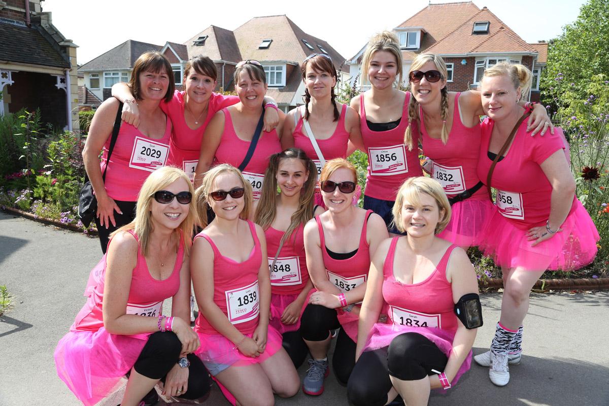 Pictures of the 5k AM and PM races from Poole Park Race For Life 2014