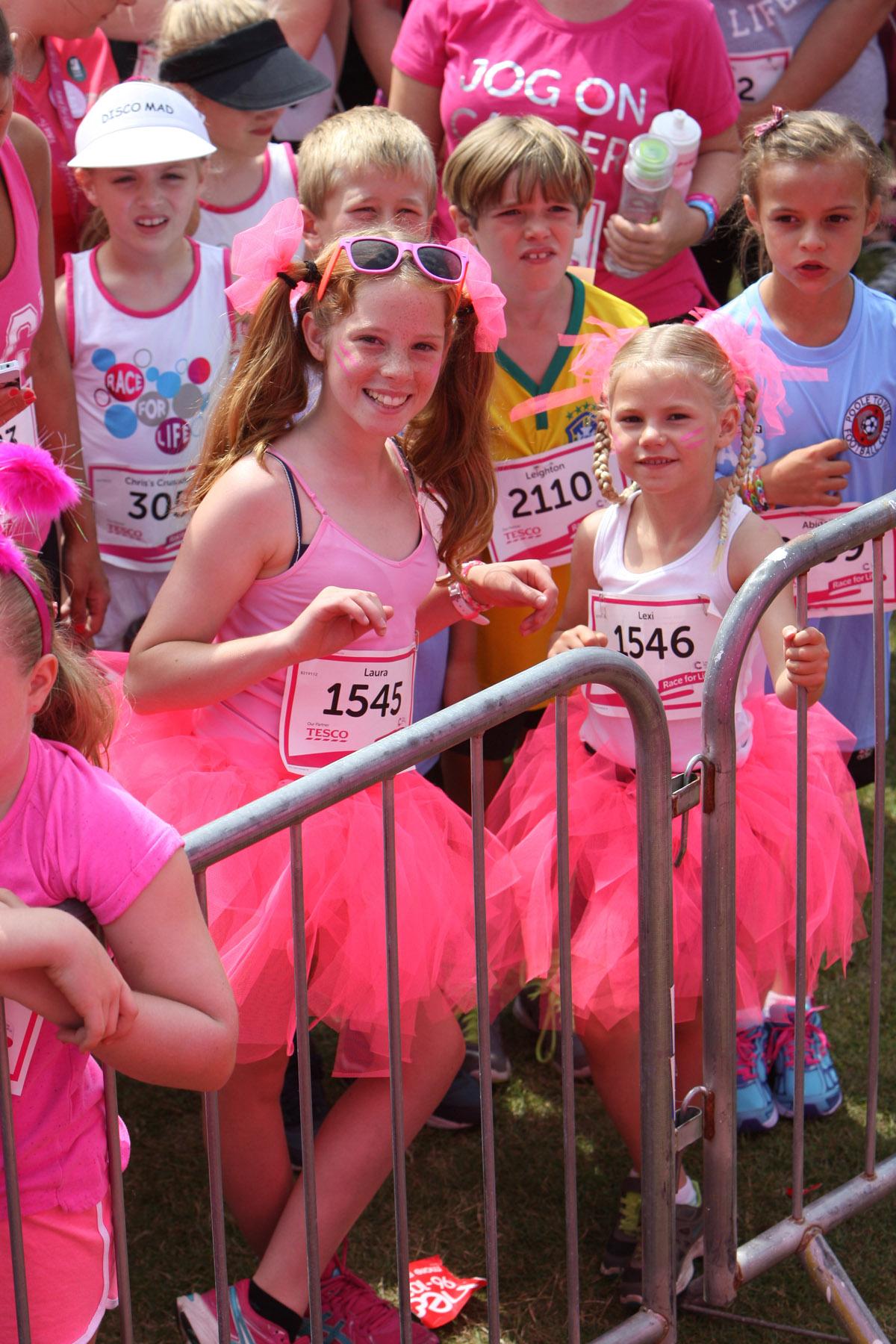 Pictures of the 5k AM and PM races from Poole Park Race For Life 2014