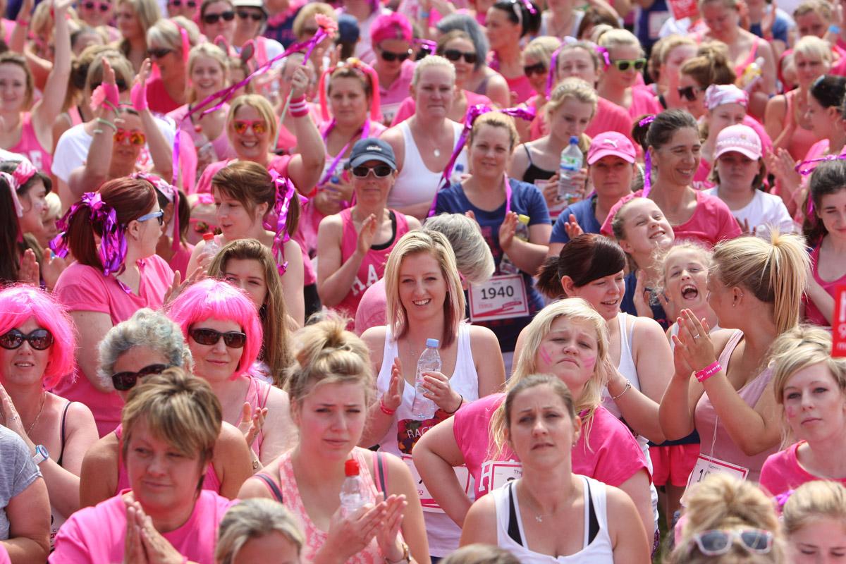 Pictures of the 5k AM and PM races from Poole Park Race For Life 2014