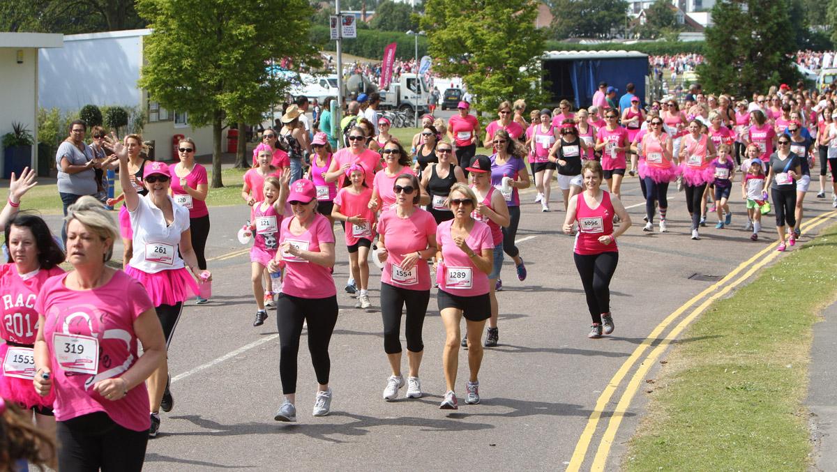 Pictures of the 5k AM and PM races from Poole Park Race For Life 2014