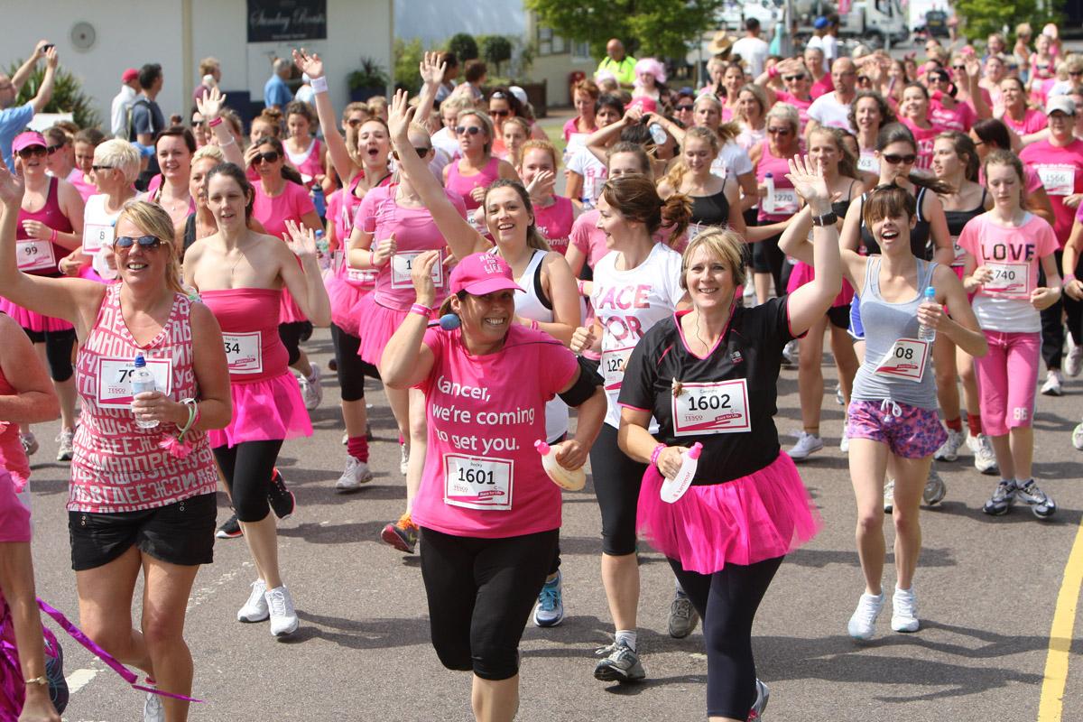 Pictures of the 5k AM and PM races from Poole Park Race For Life 2014