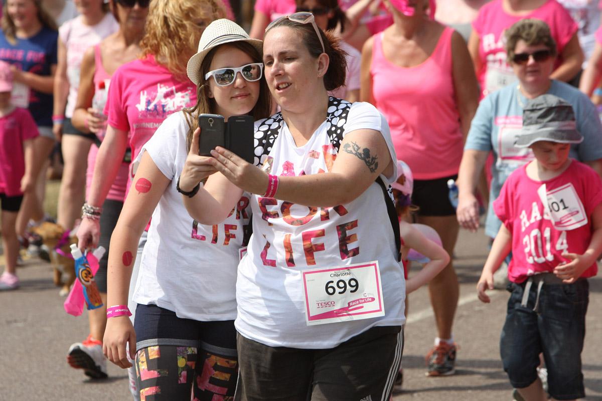 Pictures of the 5k AM and PM races from Poole Park Race For Life 2014