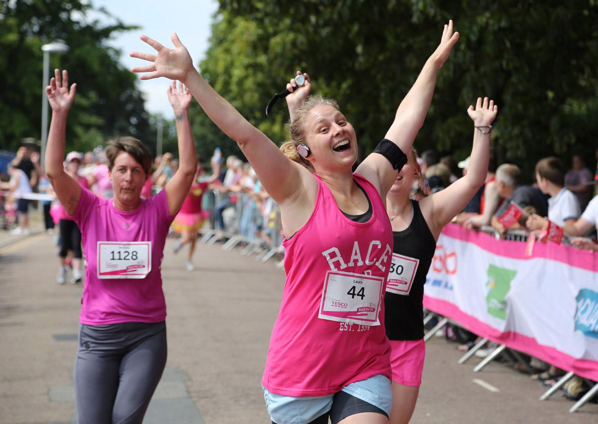 Pictures of the 5k AM and PM races from Poole Park Race For Life 2014