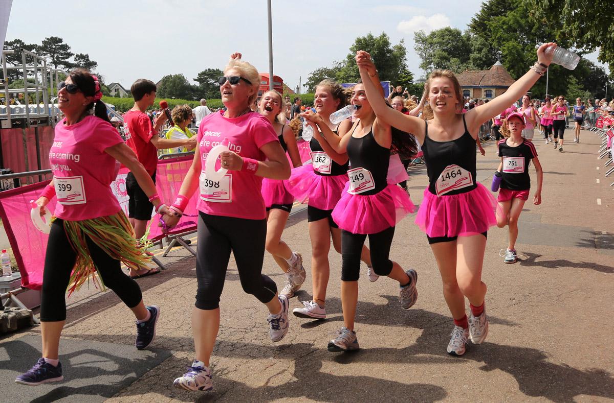 Pictures of the 5k AM and PM races from Poole Park Race For Life 2014