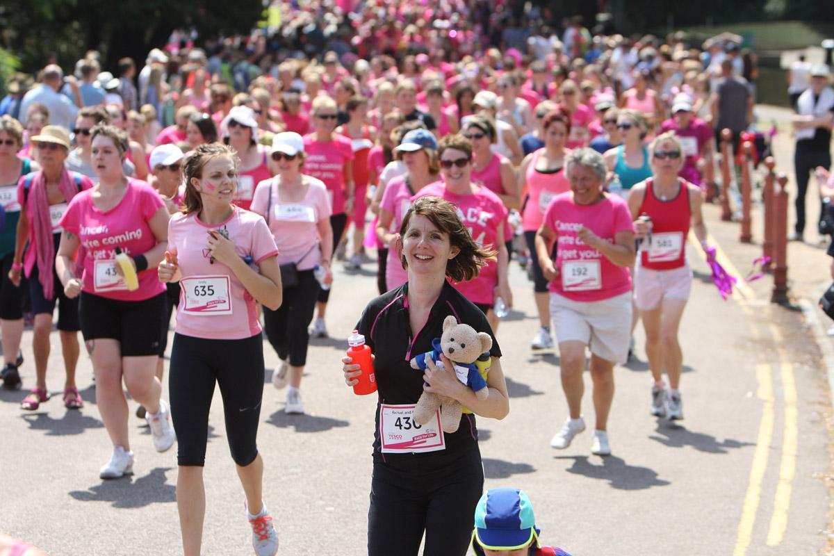 Pictures of the 5k AM and PM races from Poole Park Race For Life 2014