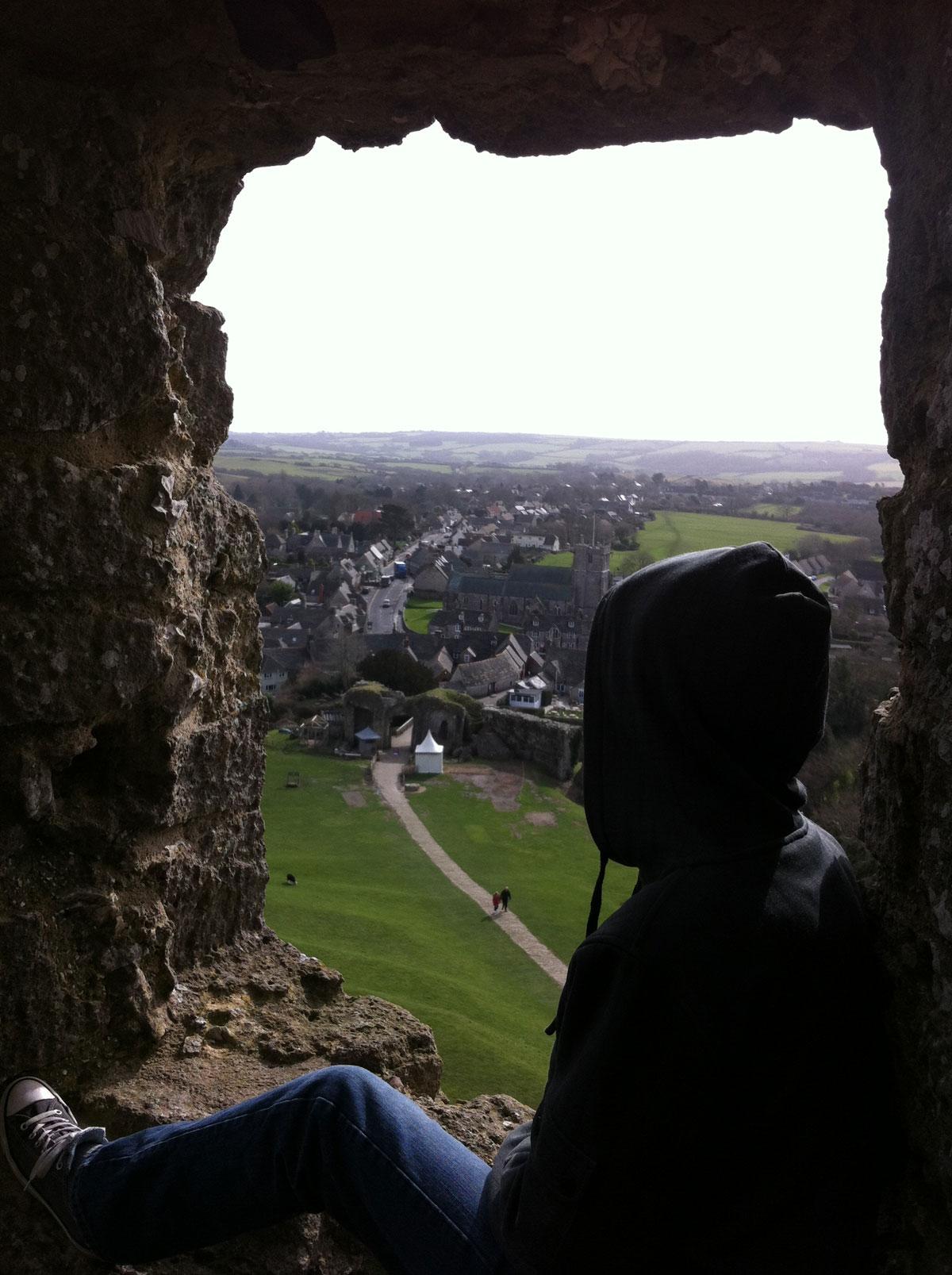 Corfe Castle by Susie Elkins
