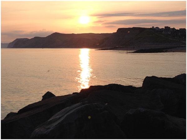 Sunset at West Bay by Loretta Alexander
