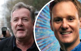 Piers Morgan gives opinion on Dan Walker's Strictly Come Dancing announcement. (PA/BBC/Canva)