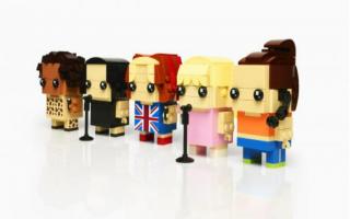 LEGO Spice Girls tribute. Credit: Rankin/ LEGO.